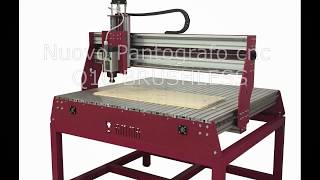 Pantografo cnc Q10 Brushless  AMMA Pantografi [upl. by Lotty]