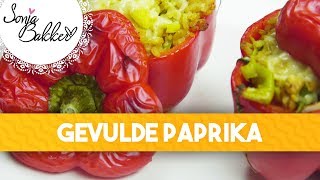 GEVULDE PAPRIKA  Sonja Bakker recept [upl. by Ttenaej]