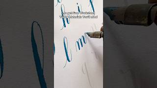 Easy Lettering Tutorial ❤️ shorts nhuandaocalligraphy calligraphy [upl. by Yenttihw]