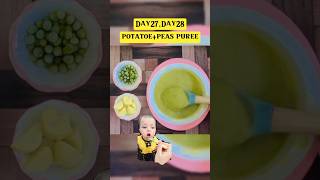 Potatopeas puree for six months baby trending explore babyfoodie viralshorts ontrending foru [upl. by Anyaled]