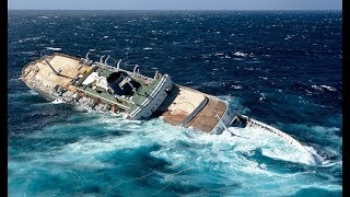 Top 5 Sinking Ship Scary Footage [upl. by Hartzell177]