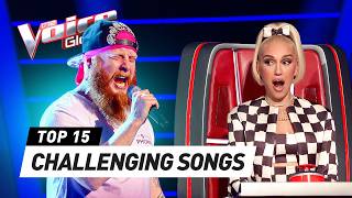 HARDEST SONGS to sing in The Blind Auditions on The Voice [upl. by Domella]