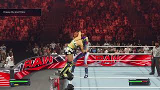 WWE 2K24 MyRise Gameplay Unleashed  Singles Match against Tegan Nox  WWE Monday Night RAW [upl. by Gaskin]