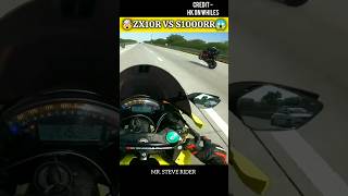 S1000rr VS Zx10r HK on wheel short viral trending shortfeed viralfeeds zx10r s1000rr race [upl. by Rellim108]