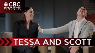 Tessa Virtue amp Scott Moir reminisce about their hall of fame career in this raw amp uncut interview [upl. by Ilrebma]