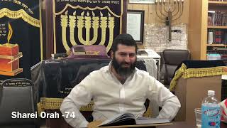 Sharei Orah74 Rav Shalom Gadaev 5784 [upl. by Reinwald]