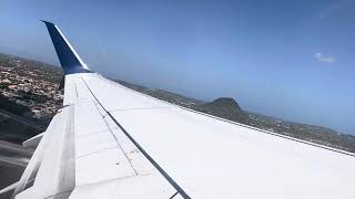 Delta B737900 Takeoff from Aruba [upl. by Revned754]