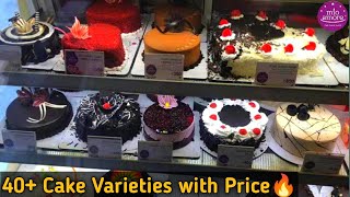 Mio amore cake price list  40 varieties of cake [upl. by Iain61]