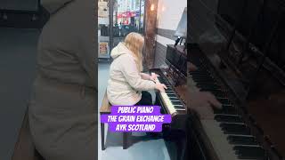 Boogie Woogie Stomp live public piano at The Grain Exchange Scotland Karen Baldwin publicpiano [upl. by Bink]