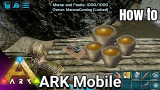 How to Make Stimulant in ARK Mobile  Tame Faster  Step by Step Tutorial  AndroidIOS [upl. by Norling]