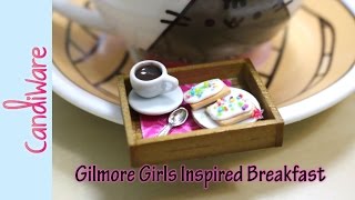 Tutorial DIY Gilmore Girls Inspired Breakfast  FIMO Polymer Clay ☕ [upl. by Ibson]