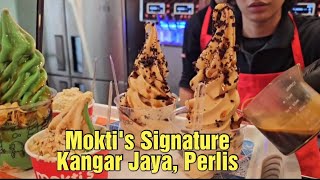 Moktis Signature Ice Cream  Kangar Jaya Perlis  Tahun Melawat Perlis 2024  2025 [upl. by Accemahs]