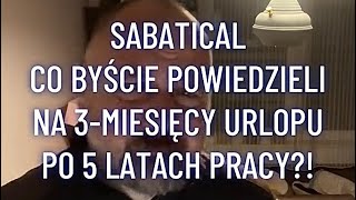 Zniżka pracownicza za używanie kas samoobsługowych A znacie “sabatical”  specjalny DŁUGI URLOP [upl. by Bridie172]