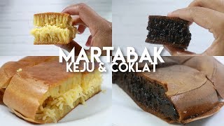 MARTABAK MANIS KEJU DAN COKLAT KENYAL KENYAL ENYAKK  CHEESE AND CHOCOLATE THICK PANCAKE [upl. by Kimberley]