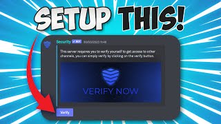 How To Make A DISCORD Verification System In 2024 [upl. by Katz]