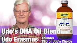 Benefits of Udos DHA Oil Blend with Udo Erasmus  Supplement Review  National Nutrition Canada [upl. by Mccormick]