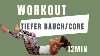 TIEFES BAUCH WORKOUT  FLACHER BAUCH [upl. by Haelem]