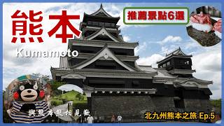 【日本九州】熊本推薦景點6選 熊本熊部長見面會！走訪日本三大名城的熊本城 水前寺成趣園就有富士山可以看 櫻之馬場體驗馬肉握壽司 肥後好物市場 搭市電全都可以到 丨熊本交通、景點丨九州自由行 Ep5 [upl. by Yeliak815]