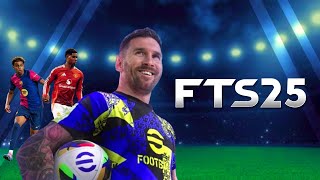 اخيرا😮تحميل لعبة FTS 25 MOD eFootball™ 2025 😱مود جديد بجرفكHD Full😱بآخر الانتقالات والاطقم بحجم300MB [upl. by Tattan]