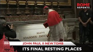 First Images of John Paul IIs new tomb [upl. by Acker]