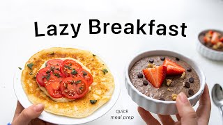 5 Overnight Breakfast Ideas no oats lazy vegan meal prep [upl. by Asir]