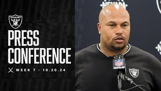 Coach Pierce and Gardner Minshew Postgame Presser  102024  Week 7 vs Rams  NFL [upl. by Huldah]