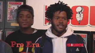 Capital STEEZ and Pro Era Interview with The Source [upl. by Fanchie]