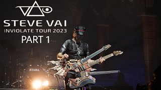 Steve Vai INVIOLATE Tour 2023 Kuala Lumpur Malaysia Part 1 4k [upl. by Yeslehc695]