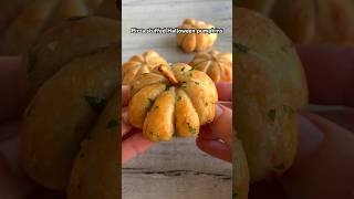 Would you try a pizza stuffed pumpkin 🎃 easyrecipe halloween [upl. by Nonez]