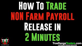 How to Trade Non Farm Payroll Release Strategy in 2 Minutes [upl. by Kinata]