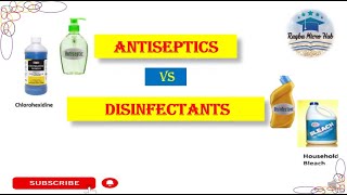 Antiseptic Vs Disinfectant differences microbiologylaboratorydifferenceantisepticdisinfectant [upl. by Aieki]