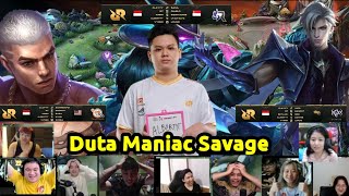 REAKSI STREAMER  FULL MOMENT RRQ ALBERT MANIAC SAVAGE DI M3 [upl. by Acire]