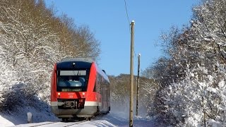 Winter an der Eifelquerbahn [upl. by Jehiel]