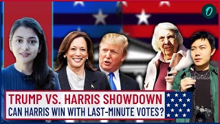 US Awaits Trump vs Harris Showdown in Closest Election Yet Unmatched Early Turnout Recorded [upl. by Nadaha]