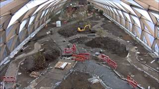 Fosters Crossrail Place roof garden at Canary Wharf [upl. by Isa635]