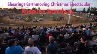 Shearings Earthmoving Christmas Spectacular at Ruapuna Speedway [upl. by Yadsnil]