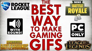 How To Make and Share Gaming CLIPSGIFS FORTNITE ROCKET LEAGUE PUBG amp LEAGUE OF LEGENDS [upl. by Corinne]