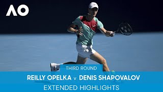 Reilly Opelka v Denis Shapovalov Extended Highlights 3R  Australian Open 2022 [upl. by Ditter]