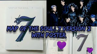 Unboxing BTS MAP OF THE SOUL  7  MOTS 7 Version 2 [upl. by Schoening]