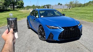 2024 Lexus IS350 F Sport Start Up Exhaust Test Drive Walkaround POV and Review [upl. by Ahsiki574]