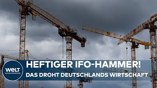 DEUTSCHE WIRTSCHAFT IfoInstitut senkt KonjunkturPrognose für 2023 und 2024 drastisch [upl. by Burnard]