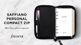 Plan your finances in style with Filofax Saffiano Personal Compact Zip [upl. by Lamaaj481]