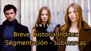 Breve historia Zara  Inditex y segmentación submarcas [upl. by Cedar998]