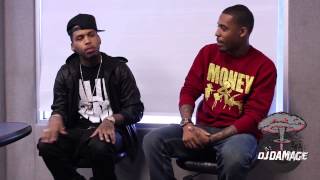 Kid Ink Talks Face Tattoos Building a Fan Base and His Clothing Line W DJ Damage [upl. by Oniotna]