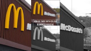 How do those with colour blindness perceive Mcdonalds Shorts ColourBlind ColorBlind [upl. by Atonsah501]