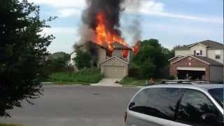 House Fire on Sunbird Lake  4102012 [upl. by Neona]