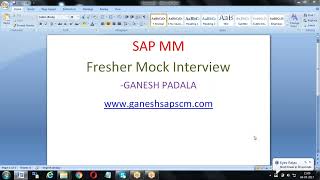 SAP MM Interview Question on Material Deletion flag  SAP Interview Questions [upl. by Eddie]