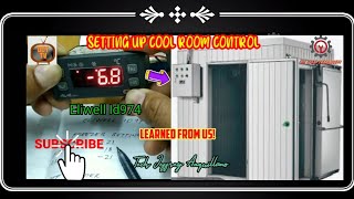 PROGRAMMING AND WIRING OF ELIWELL ID974 DIGITAL CONTROL OF WALK IN FREEZER AND CHILLER ENGLISH [upl. by Kelsey]