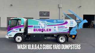 EWI  Eco Wash Industries  Trash Bin Cleaning Trucks for SALE [upl. by Airtemed]