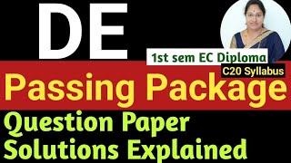 DE Passing PackageDigital Electronics Important Questionsamp AnswersDiploma Exam Preparationdiploma [upl. by Herrick567]